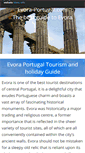 Mobile Screenshot of evora-portugal.com